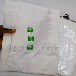3in1 SMT Men's White Singlet