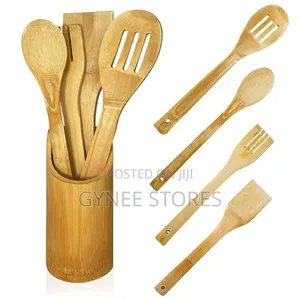 5pcs Wooden Spatula