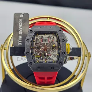 R M Richard Mille Male Watch Rubber Strap Automatic System