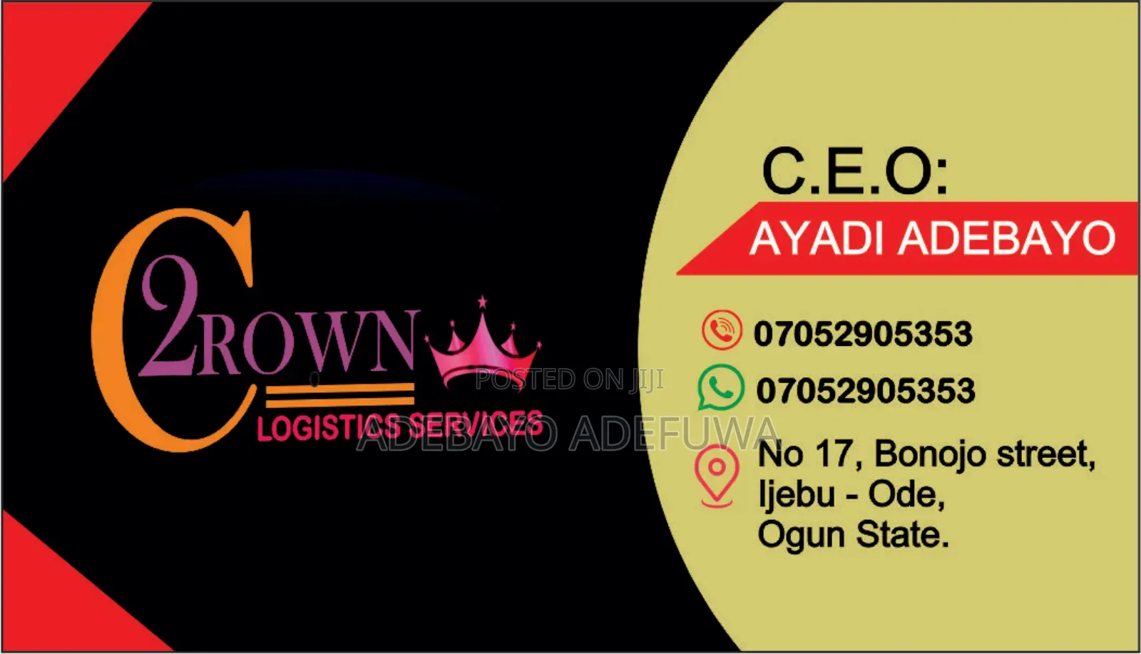 2crown Logistics Services