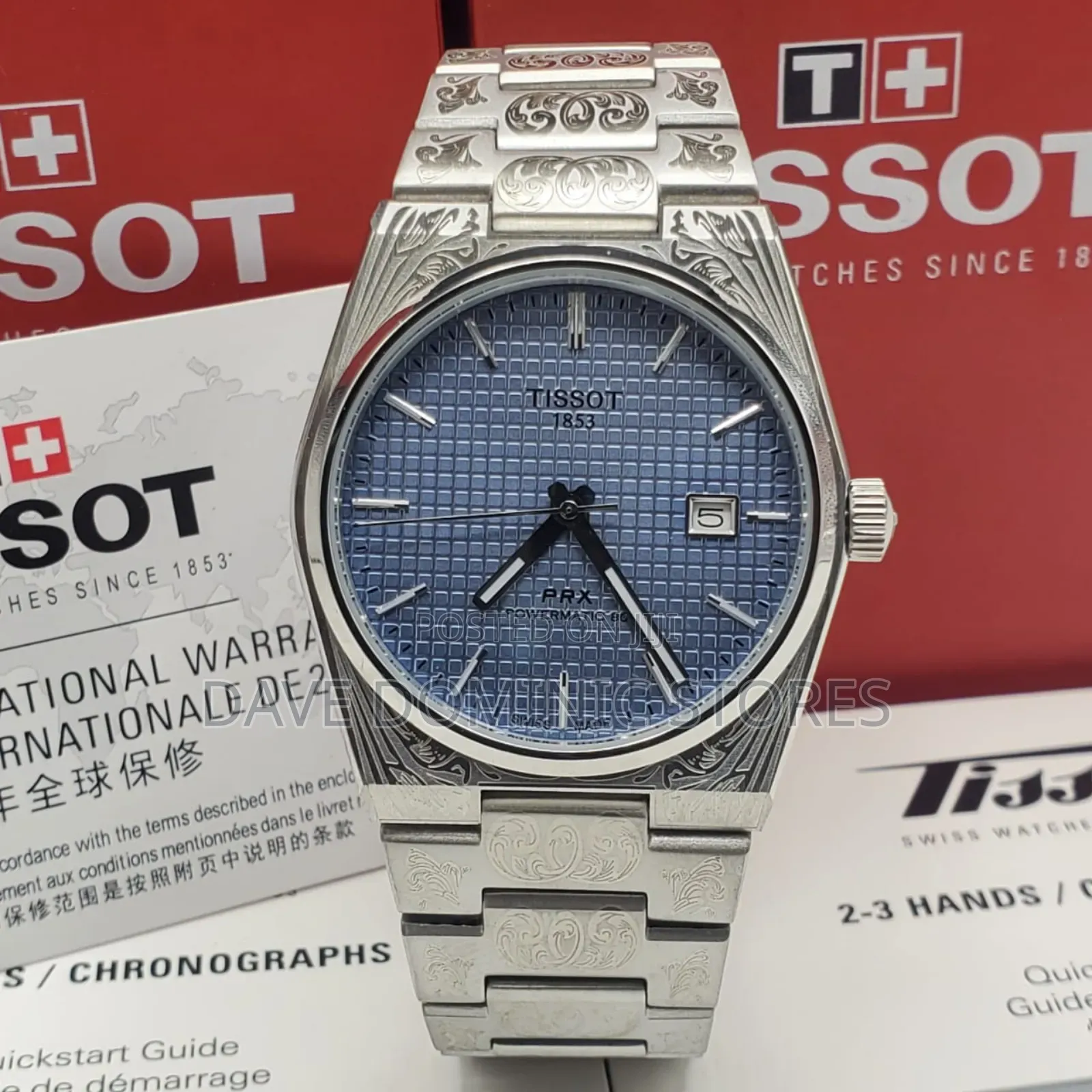 Tissot Male Watch Chain Strap Battery Power