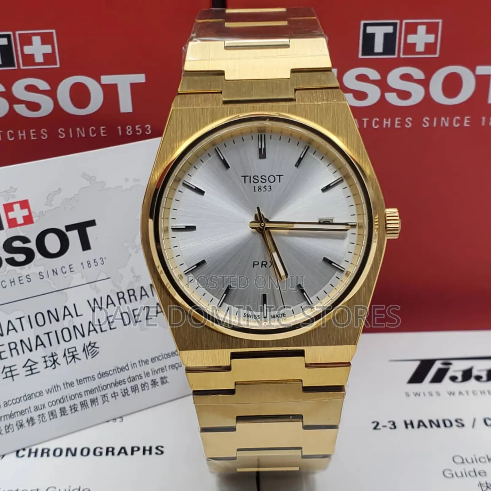 Tissot Male Watch Chain Strap Battery Power