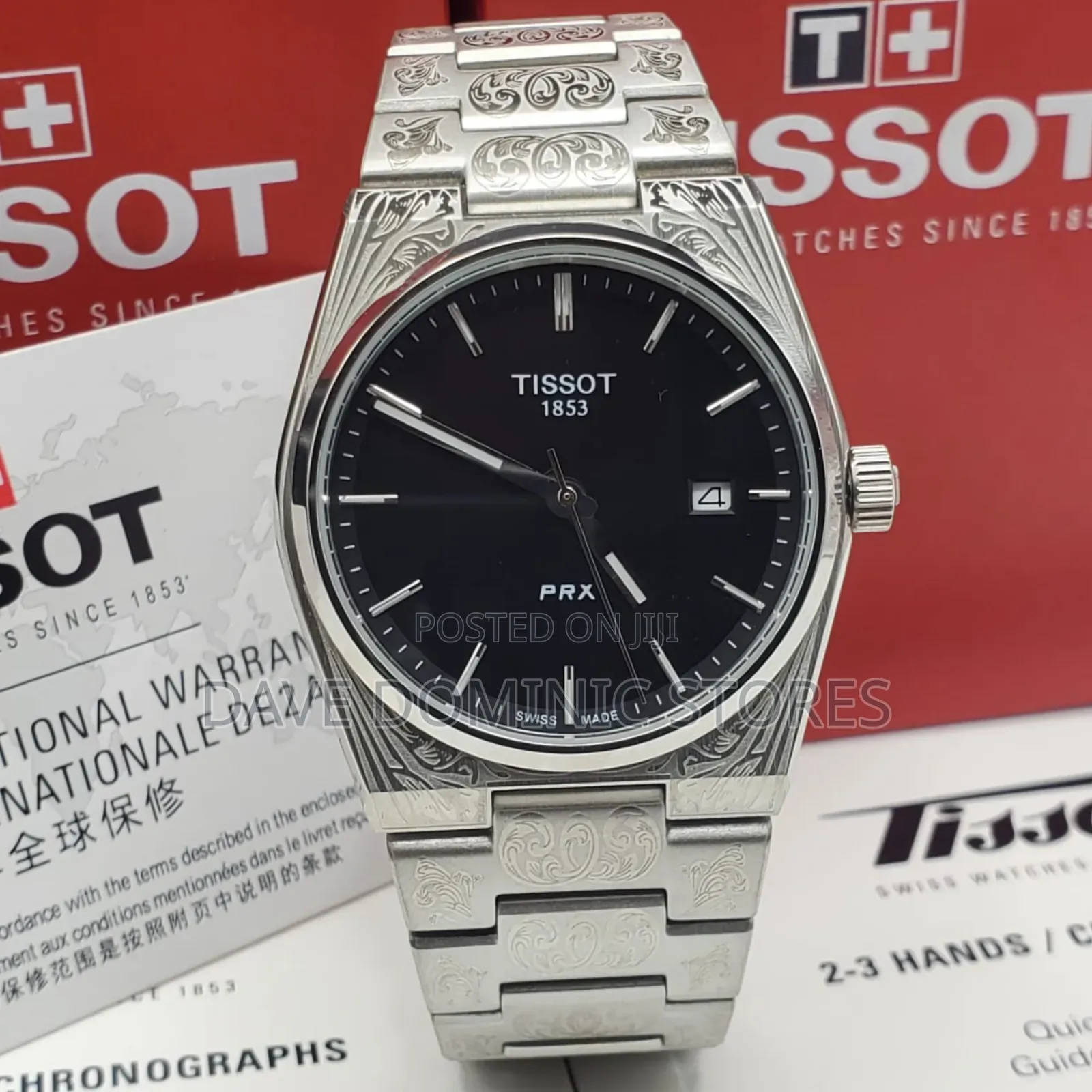 Tissot Male Watch Chain Strap Battery Power