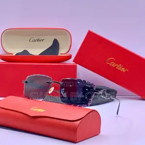 Authentic Cartier Eyeglasses - Iconic Design - Complete Set!