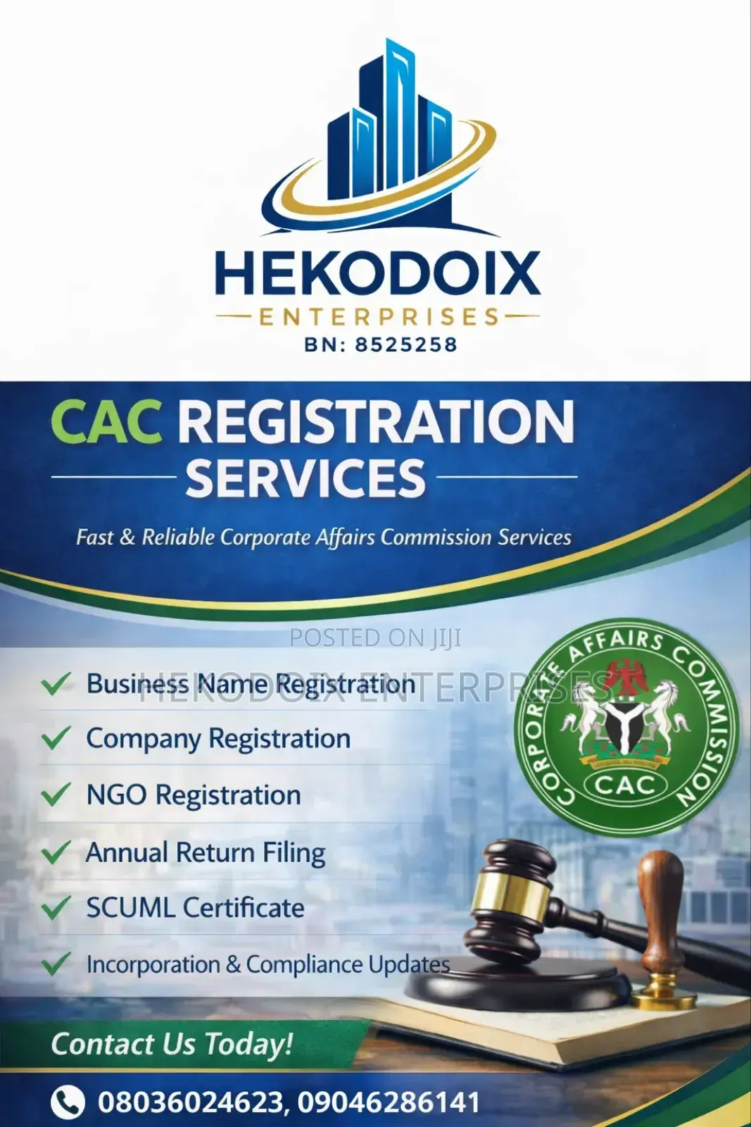 Cac Registration and Services