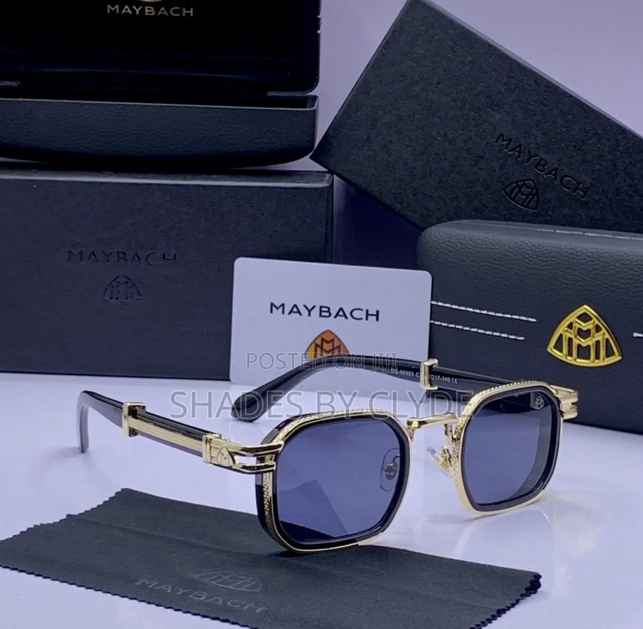 Maybach Luxury Sunglasses - Brand New - Iconic Design - Complete Set!