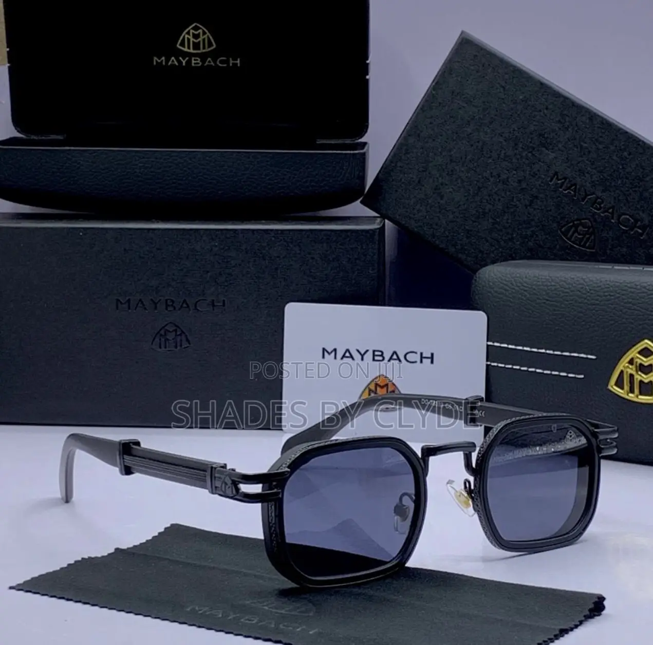 Maybach Luxury Sunglasses - Brand New - Iconic Design - Complete Set!