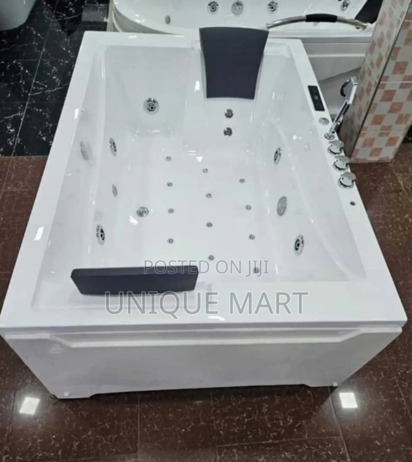 High Quality Face To Face Double Seater Rectangular Shape Jacuzzi