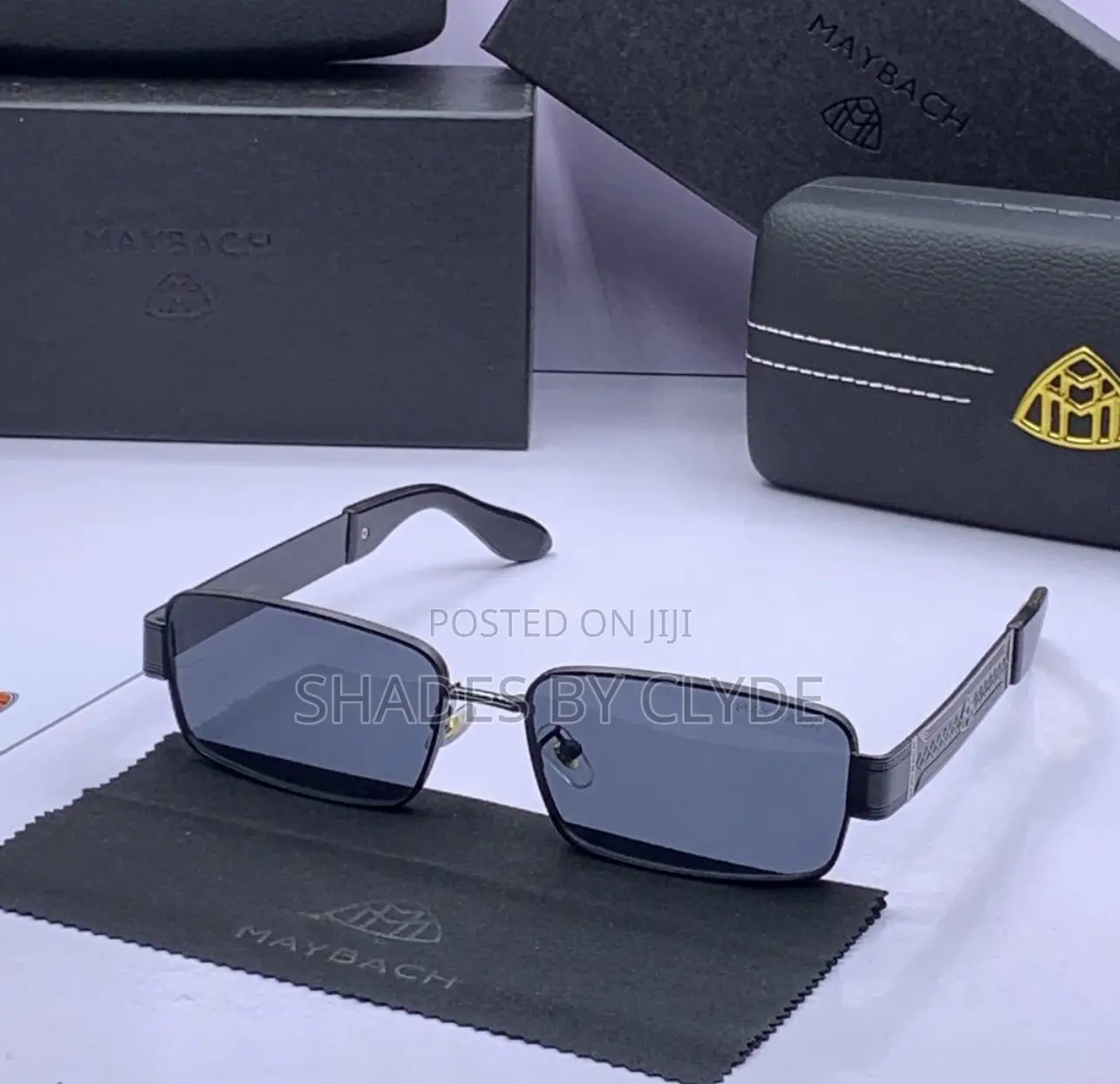Brand New Maybach Sunglasses - Iconic Design - Complete Set!