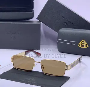 Brand New Maybach Sunglasses - Iconic Design - Complete Set!