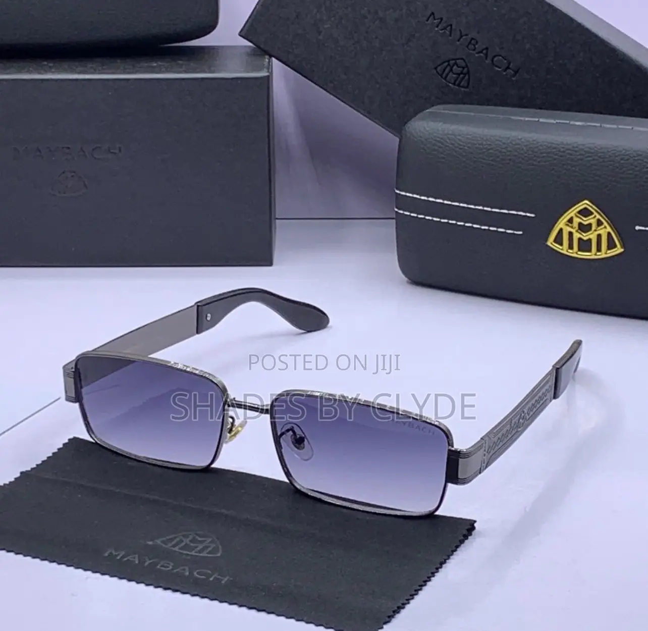Brand New Maybach Sunglasses - Iconic Design - Complete Set!