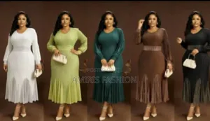 Beautiful Quality and Classy Myiaky Mid Gown