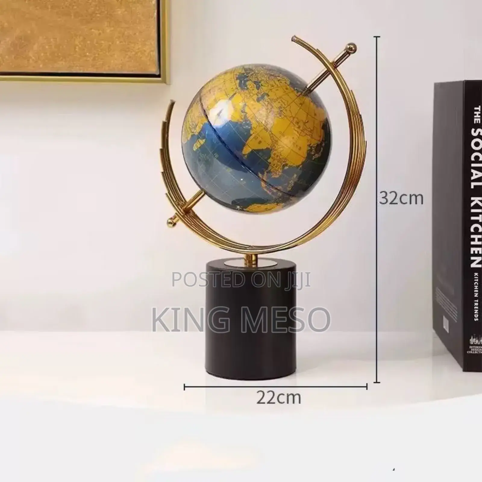 World Map Decor