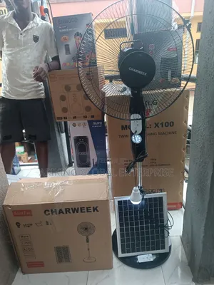 100% Solar Power Rechargable Fan.