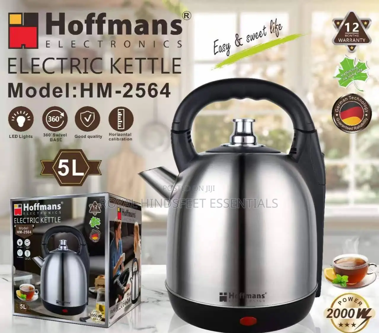 5litters Hoffman Electric Kettle