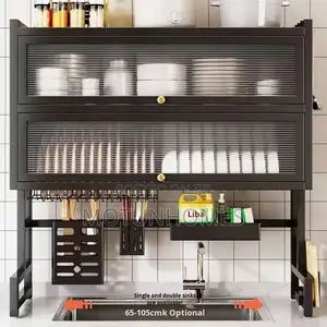 Stainless Over the Sink Dish Rack Double