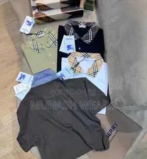 D G, Prada and Burberry Polo for Men S-3xl Available