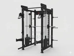 “Multi-Function Smith Machine – All-in-One Commercial Gym Station”