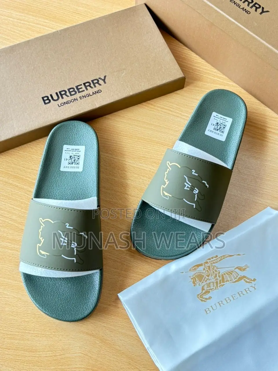 Burberry and Nike Slide