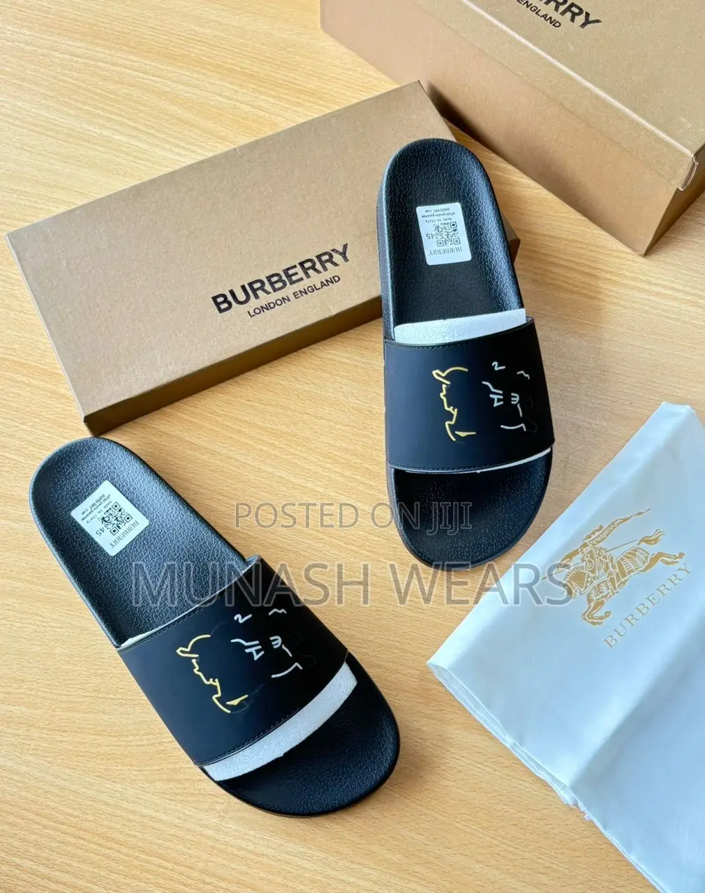 Burberry and Nike Slide