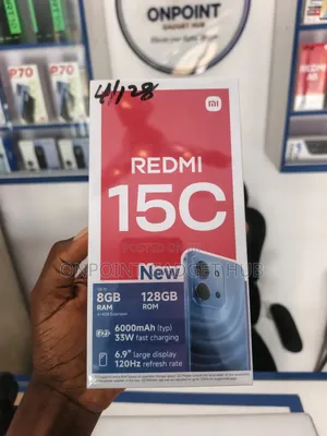 New Xiaomi Redmi 15C 4G 128 GB Black