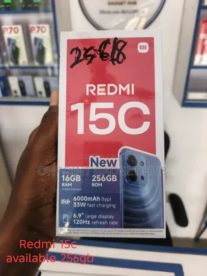 New Xiaomi Redmi 15C 4G 256 GB Black