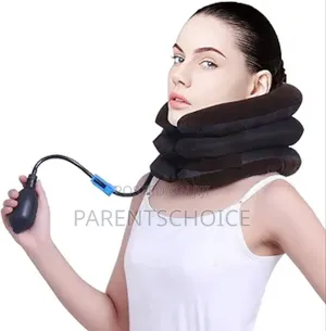 Adjustable Neck Traction Device Inflatable Pillow for Pain Relief