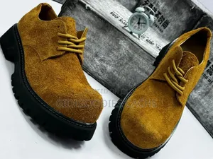 Lace-Up Chunky Suede Shoes for Men Size 41-46