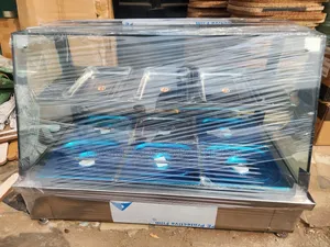 Three Plate Up and Six Plate Down Electric Food Warmer