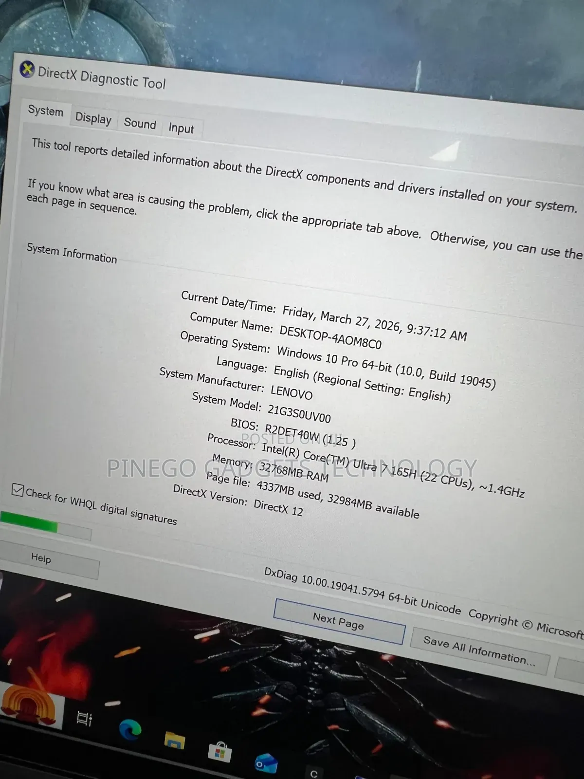 Laptop Lenovo Thinkpad P14s 32GB Intel Core Ultra 7 SSD 1T