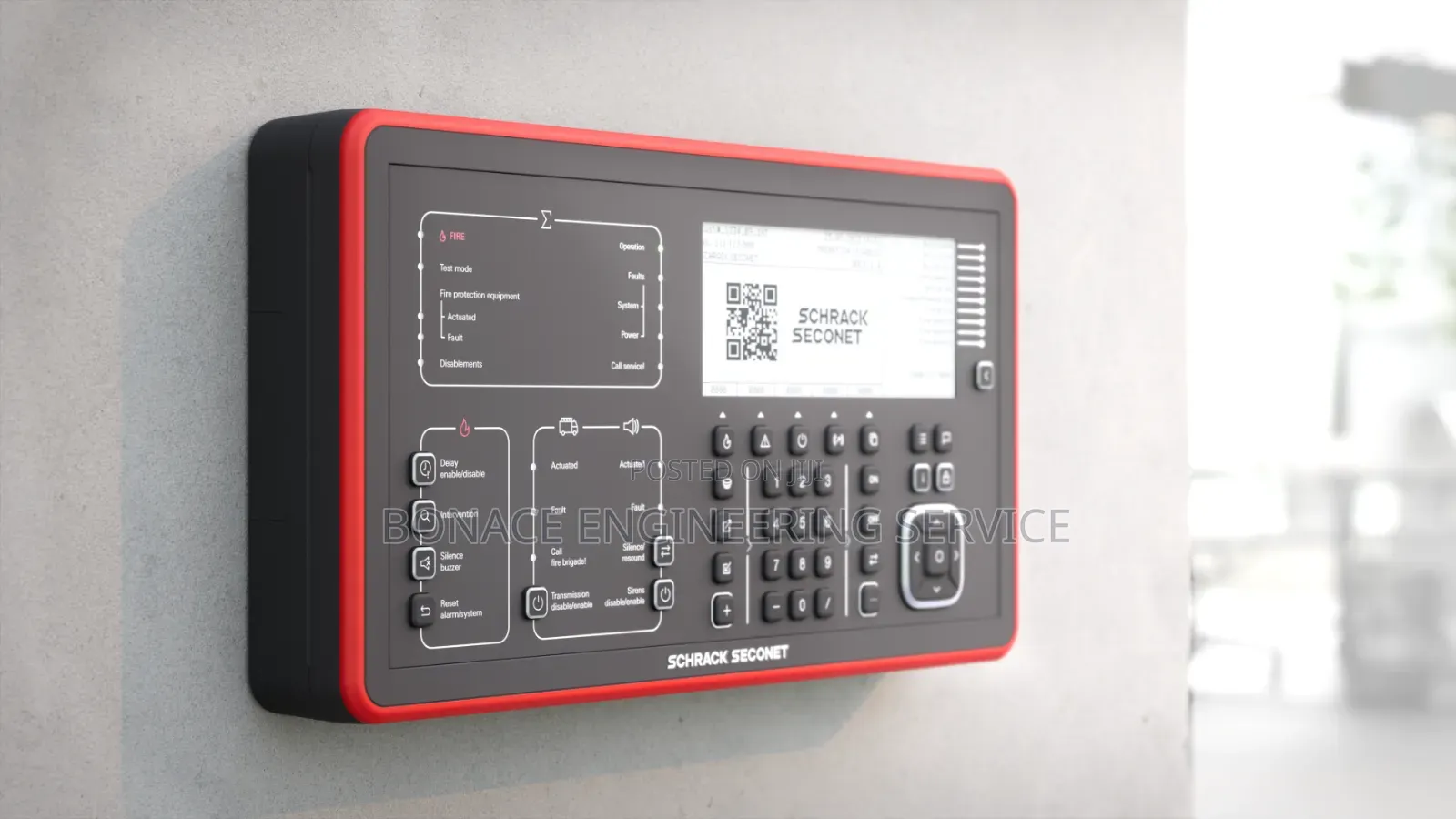 Shrack Seconet Fire Alarm Panel