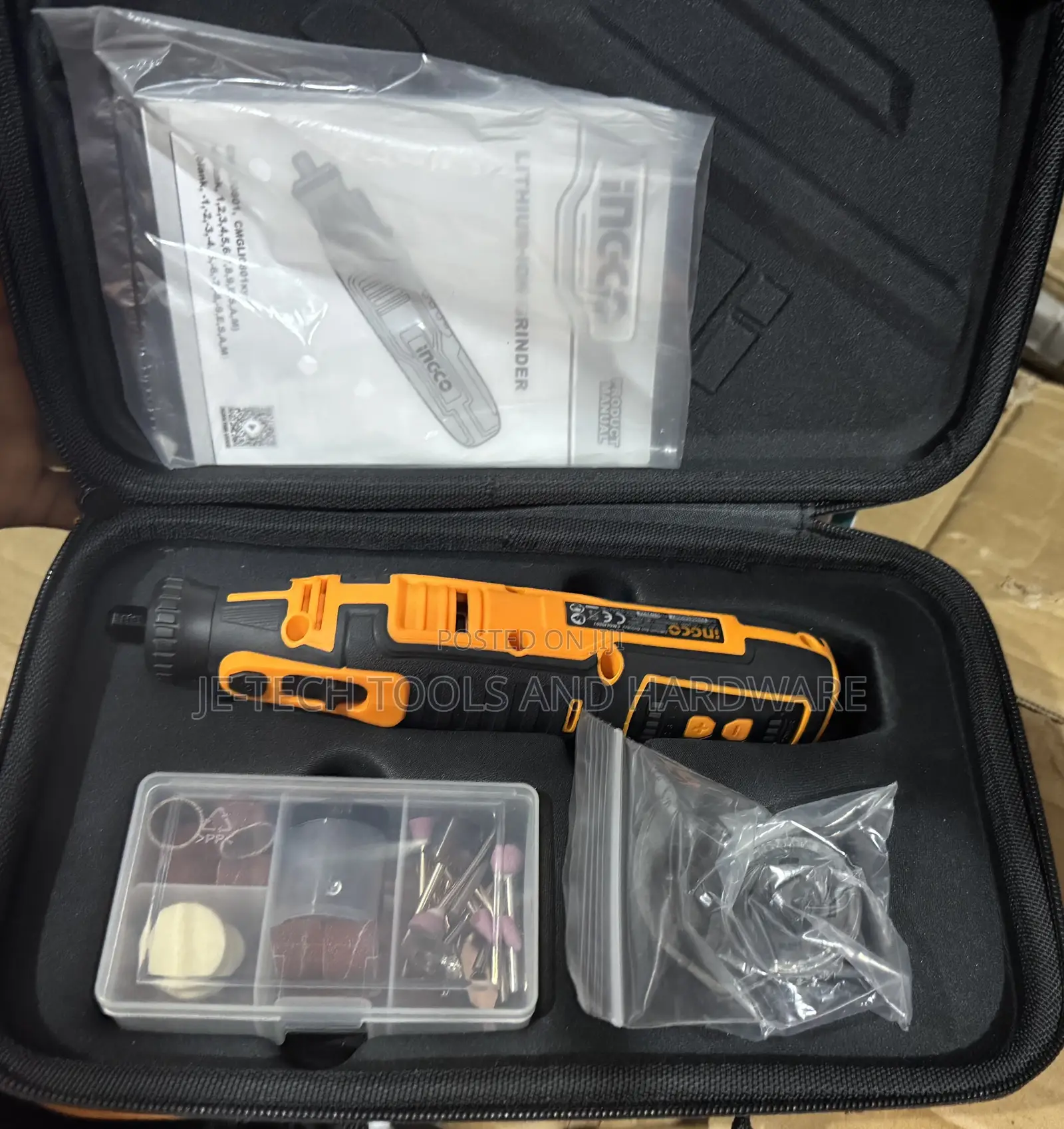 Ingco 8v Cordless Grinder (Model Cmgli0801).