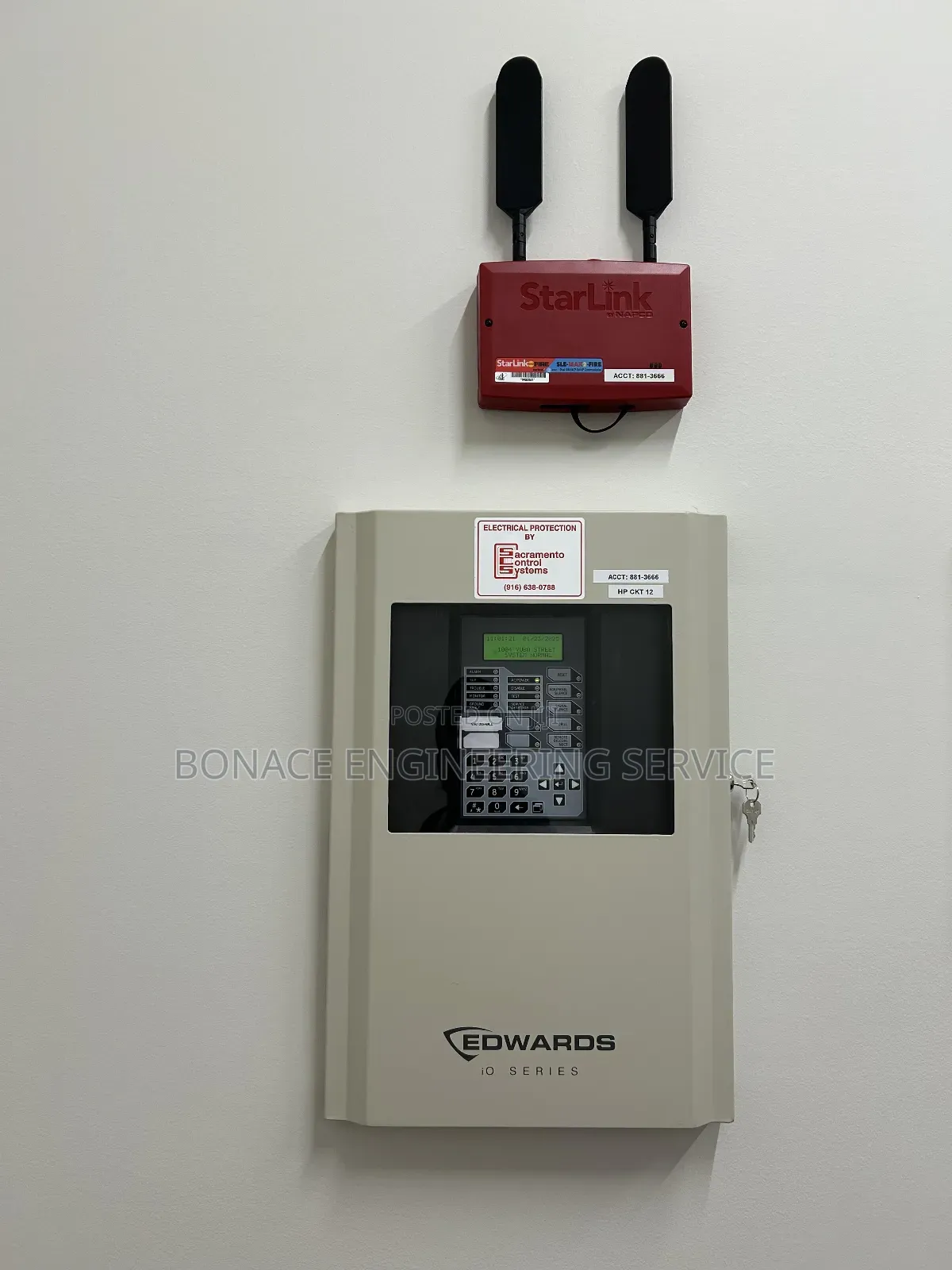 Edward Io64 Fire Alarm Control Panel