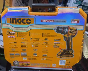 Built for Power Precision Ingco 165-Piece Cordless Tool
