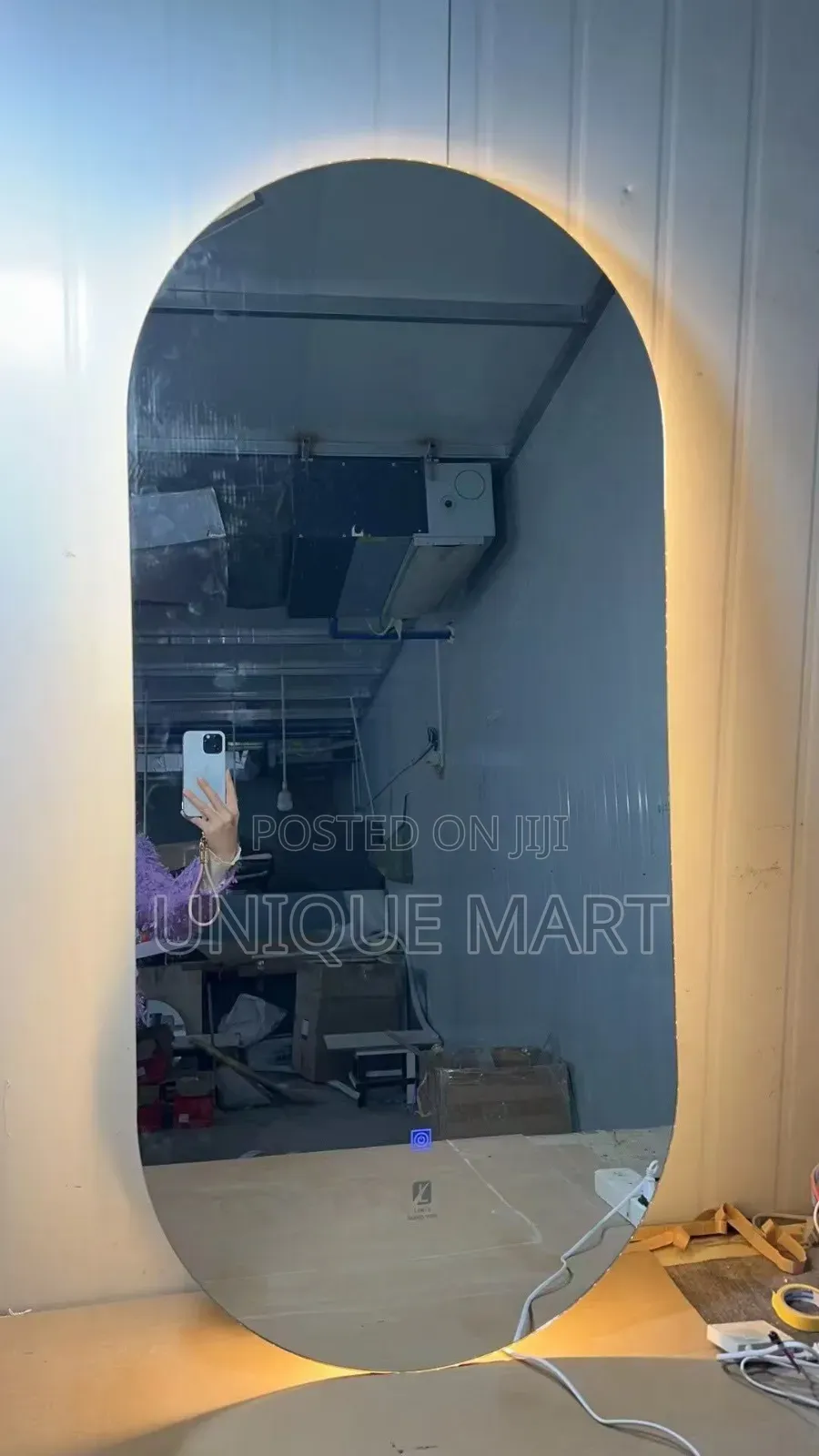 60 by 150cm Shape Large Decorative Mirror With 3 Back Light Display