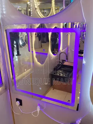 80 by 80cm Led Mirror( Lighted Mirror) With 3 Light Display
