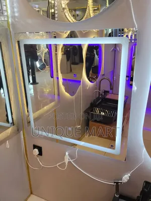 80 by 80cm Led Mirror( Lighted Mirror) With 3 Light Display