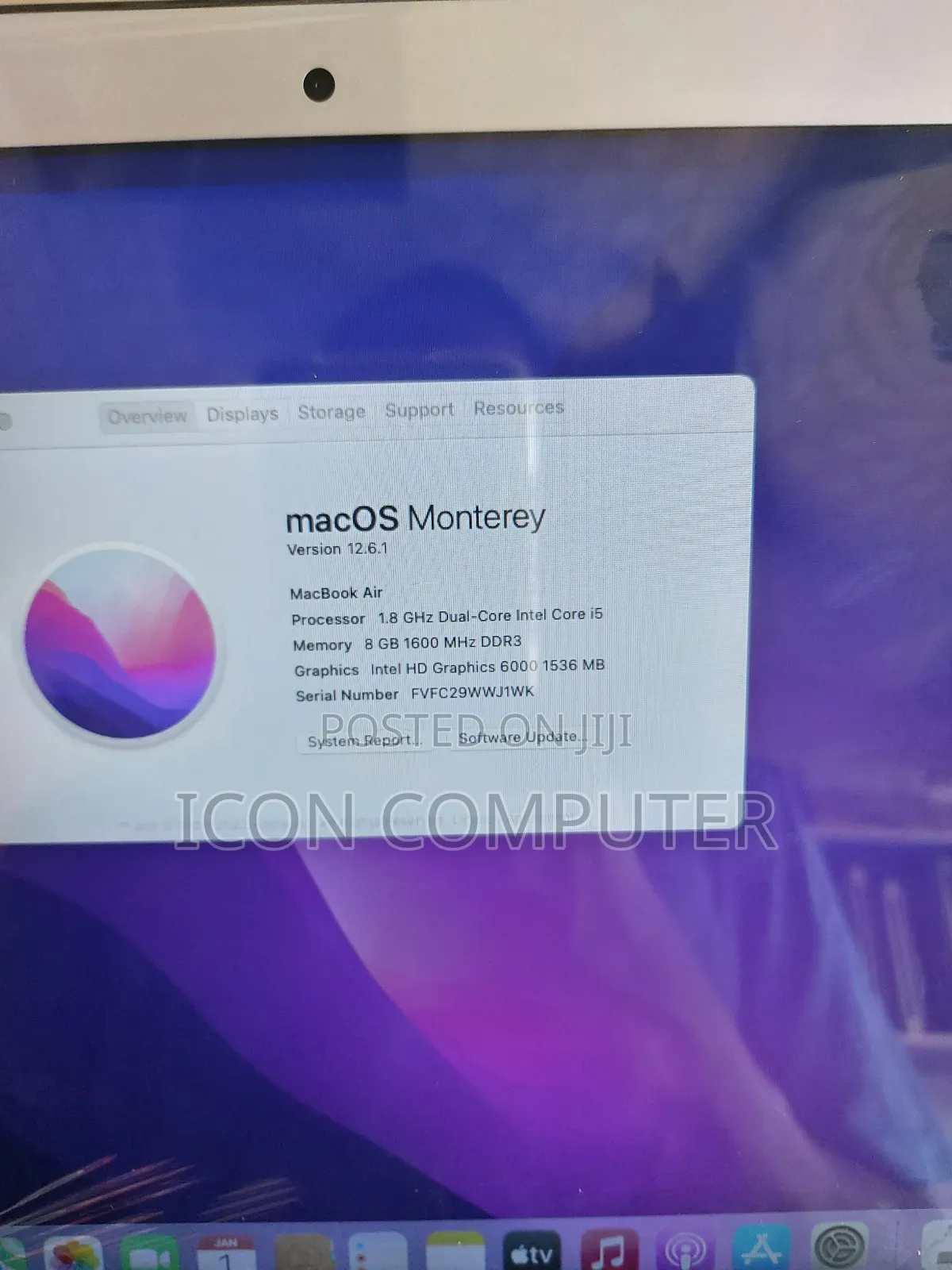 Laptop Apple MacBook Air 2017 8GB Intel Core i5 SSD 128GB