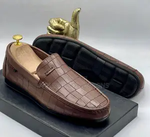 Polo Men's Crocodile Patterned Loafers