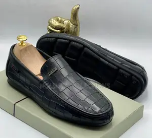 Polo Men's Crocodile Patterned Loafers