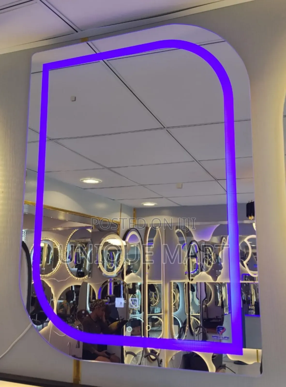 60 by 80cm Sensor Led Mirror(Lighted Mirror) With 3 Light Display