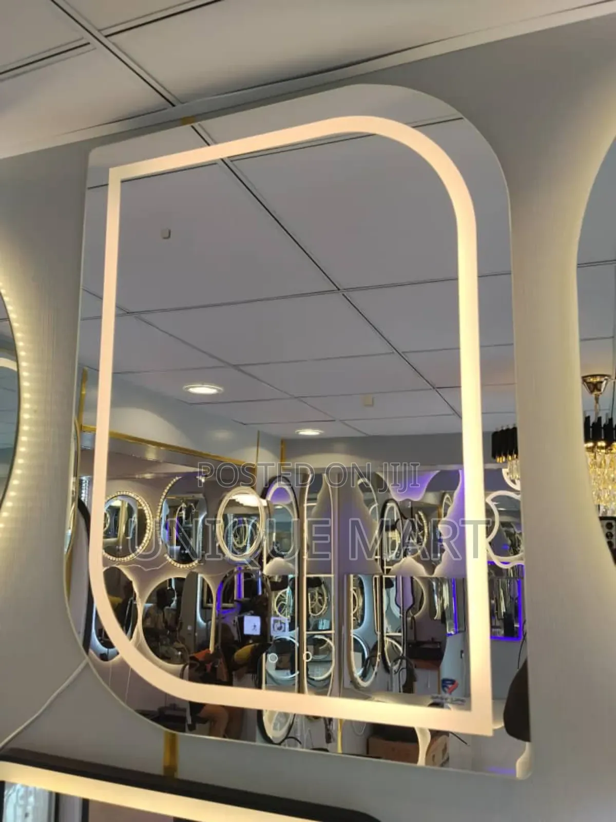 60 by 80cm Sensor Led Mirror(Lighted Mirror) With 3 Light Display