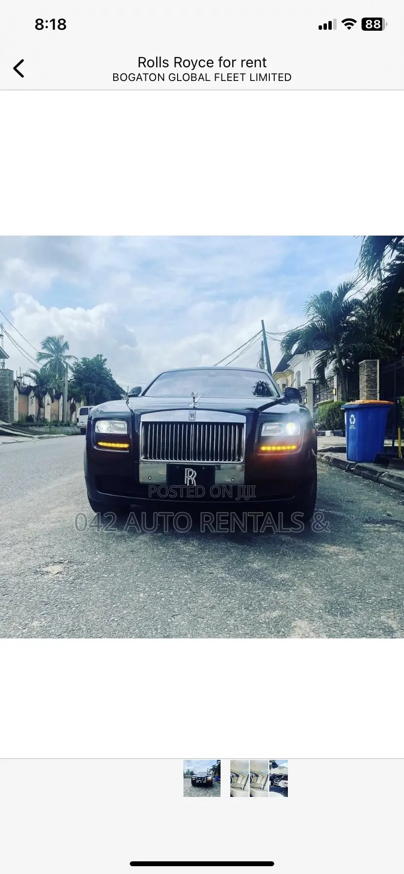 Rolls Royce for Hire