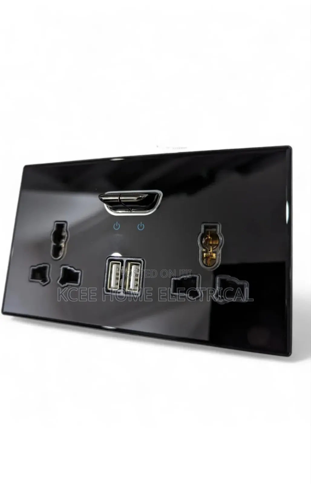 1 Gang Mirror Finish Acrylic Wall Switch – Luxury Panel