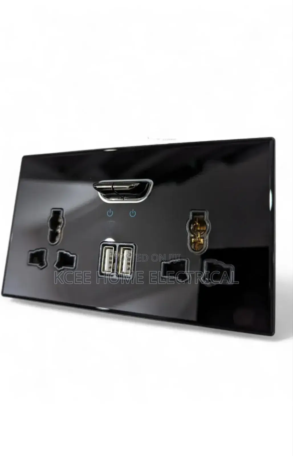 1 Gang Mirror Finish Acrylic Wall Switch – Luxury Panel