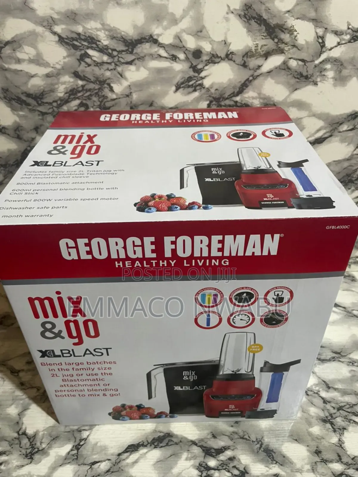 George Foreman Mix Go Xl Blast Blender