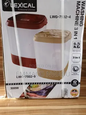 Lexical Washing Machine 3 in 1 6.5kg