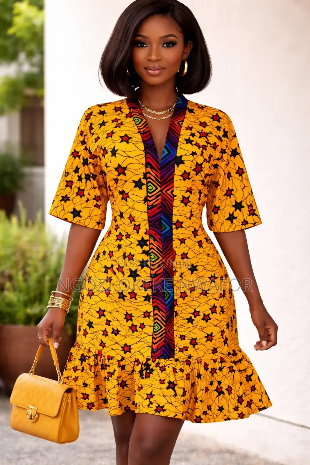 Ankara Shift Dress