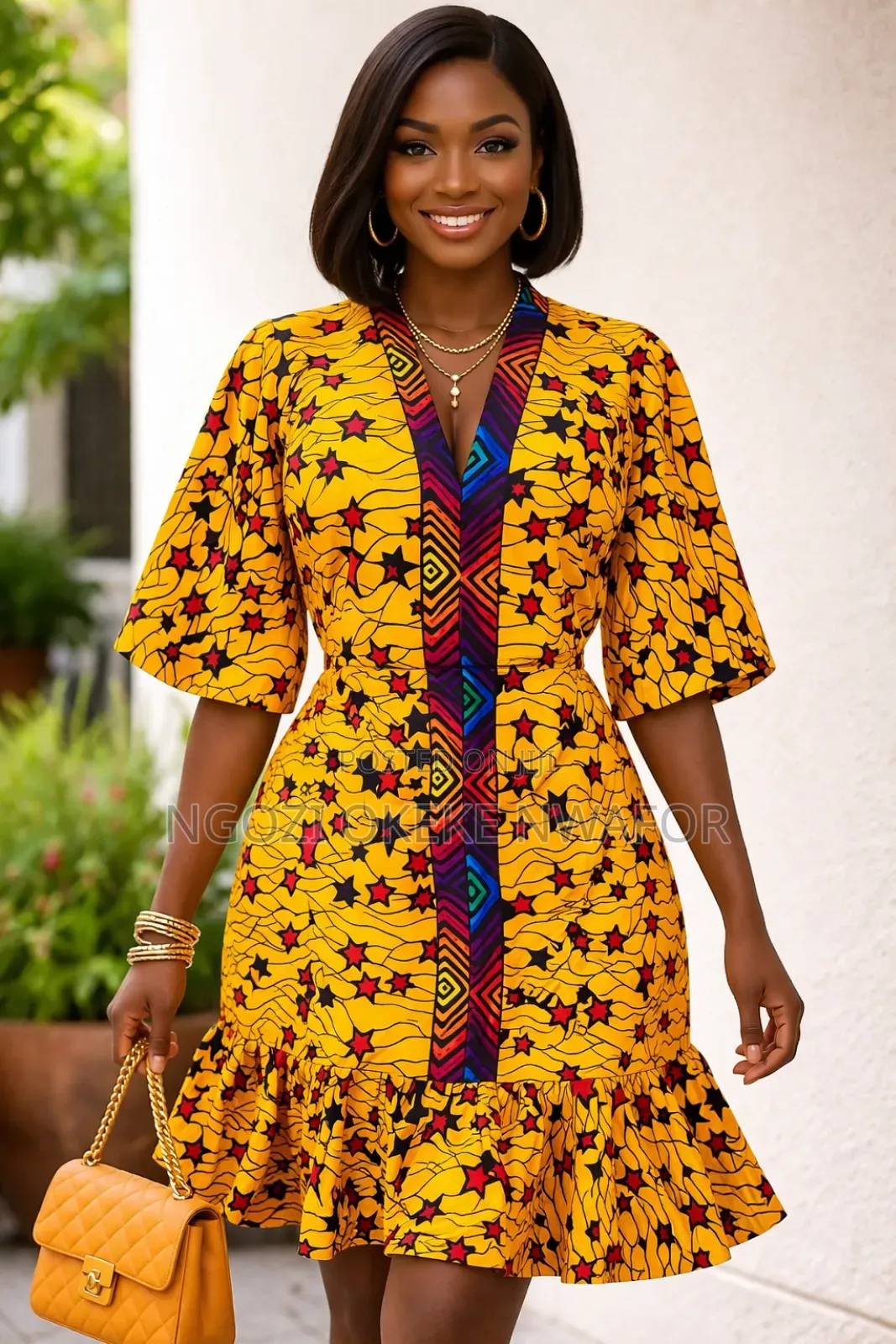 Ankara Shift Dress