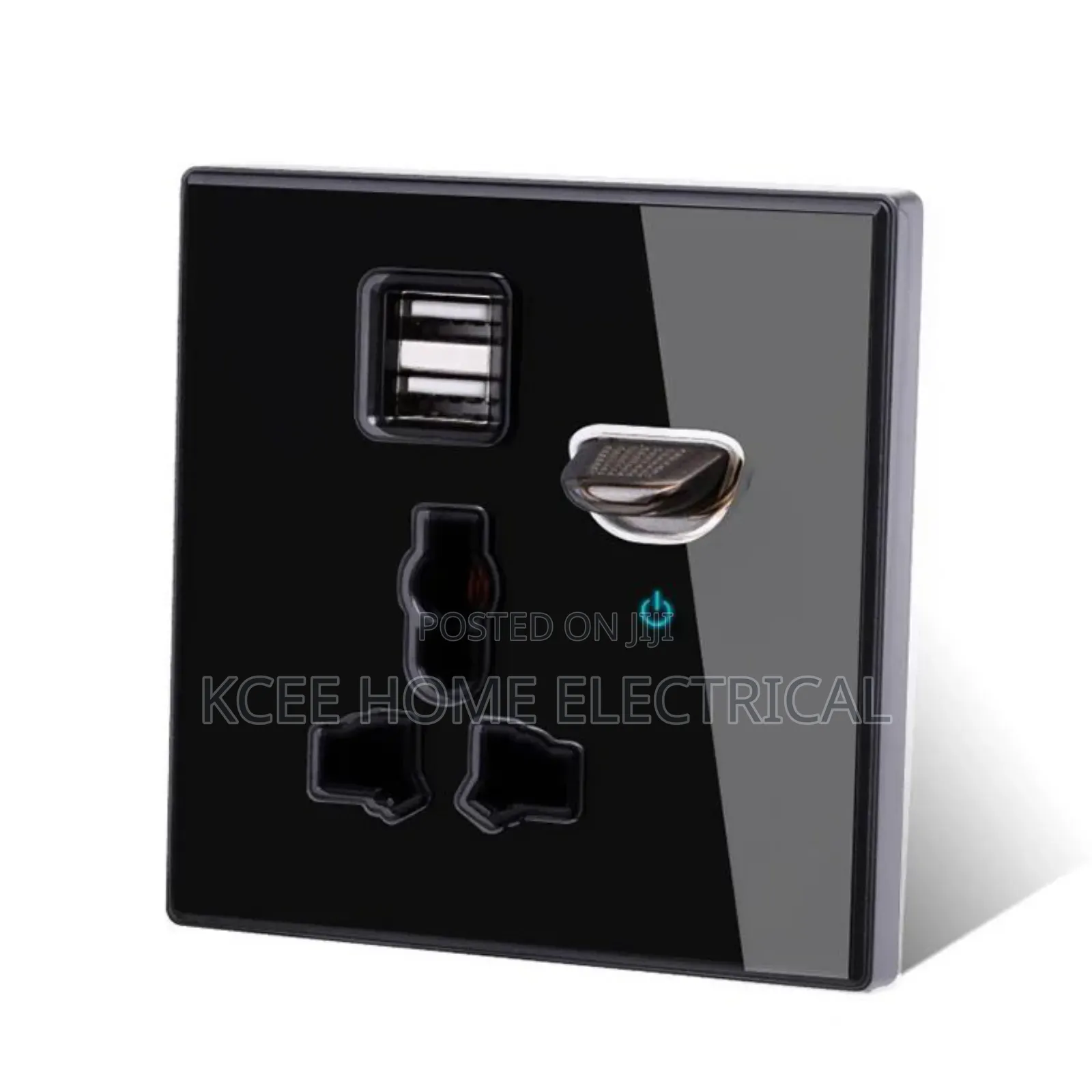 1 Gang Mirror Finish Acrylic Wall Switch – Luxury Panel